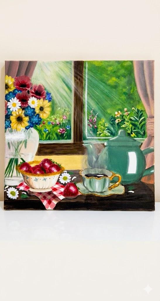 Douceur du matin — Acrylic sur canva par Alae Salmi