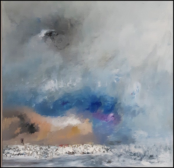 Quand le ciel se déchire — Acrylique sur toile par Mercier-Lutz Danièle, Mulhouse