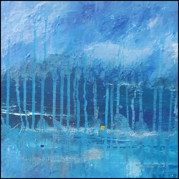 Les colonnes — Acrylique sur toile par Mercier-Lutz Danièle, Mulhouse