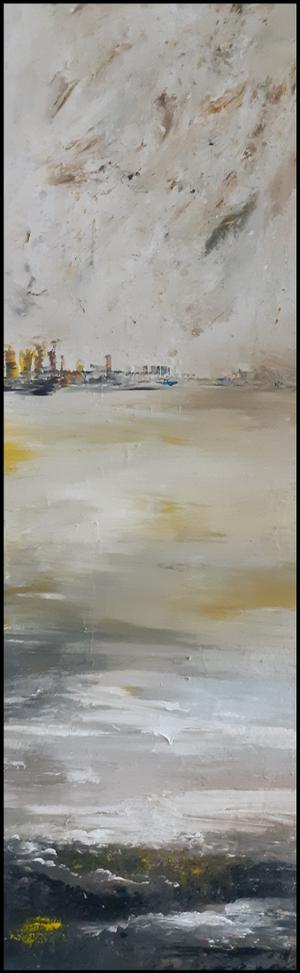 Agitation lointaine  — Acrylique sur toile