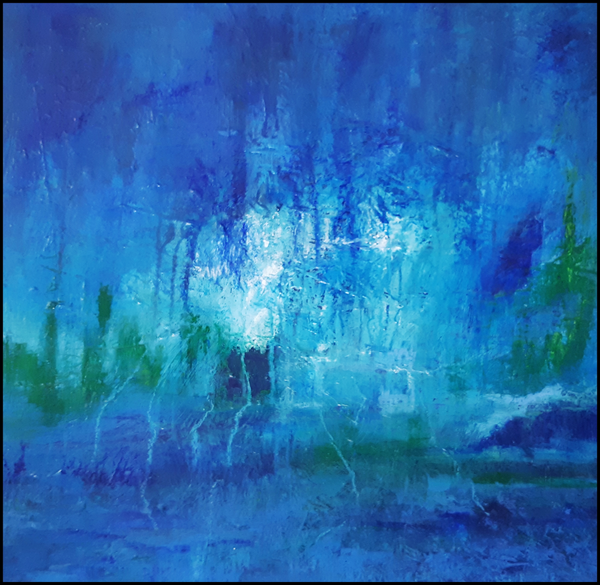 Trombes d'eau — Acrylique sur toile par Mercier-Lutz Danièle, Mulhouse