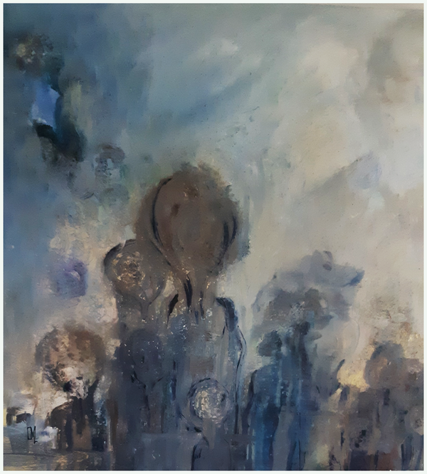 Présences fugitives — Acrylique sur toile par Mercier-Lutz Danièle, Mulhouse