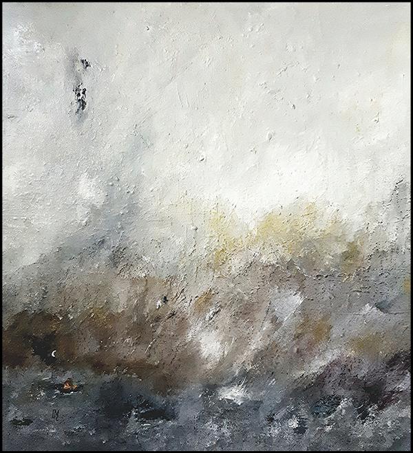 La Tourmente — Acrylique sur toile par Mercier-Lutz Danièle, Mulhouse