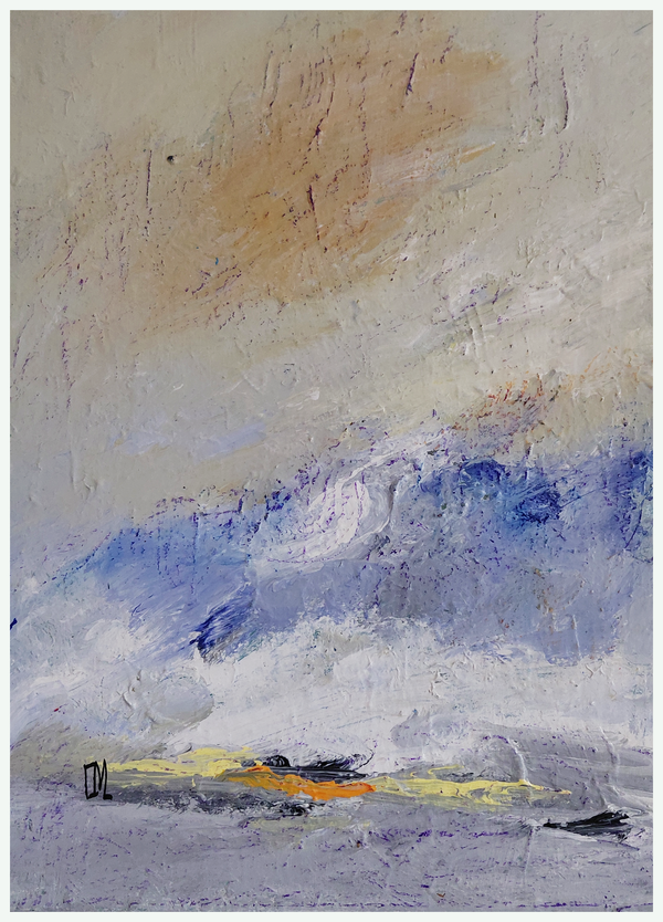 Harmonie minérale — Acrylique sur toile par Mercier-Lutz Danièle, Mulhouse