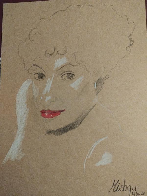 Mishqui 15 FéVrier (3) — Acrylic on paper by Florence De martino, NAGES