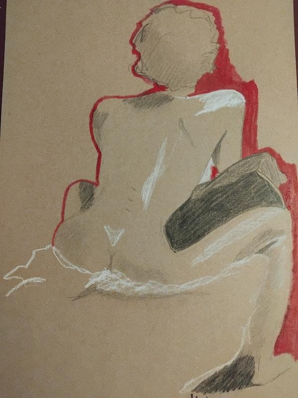 Mishqui 15 FéVrier (4) — Acrylic on paper by Florence De martino, NAGES