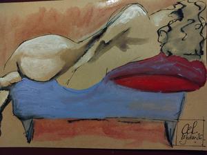 Cel 25 FéVrier (2) — Acrylique sur papier