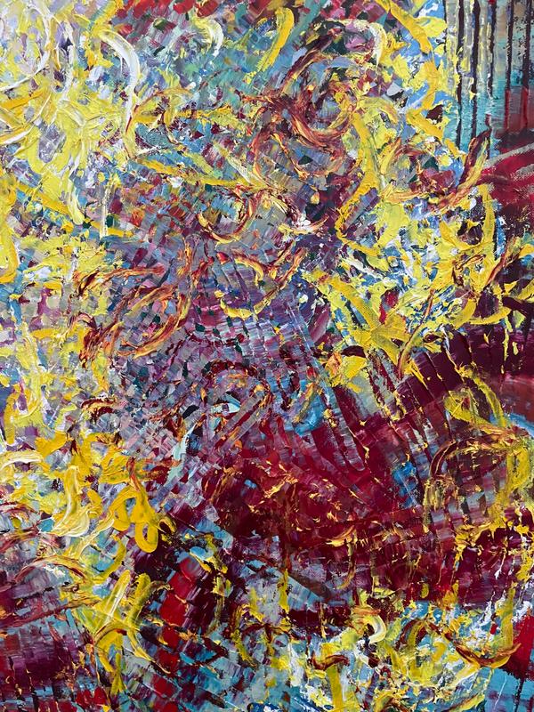 Toile0002 — Huile 작가: Rougie, Cestas