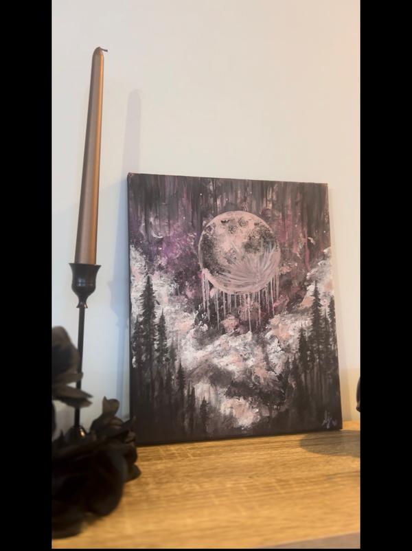 « -233 » — Toile 25x30cm / Acrylique by Louisejgn