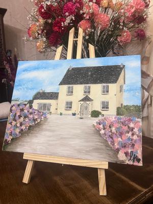 « Souvenirs d’enfance » — Acrylique sur toile