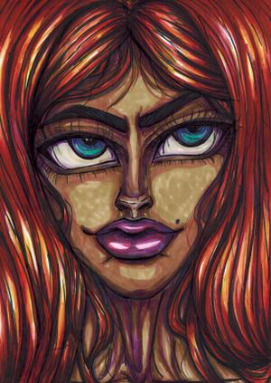 Red Woman — Feutre