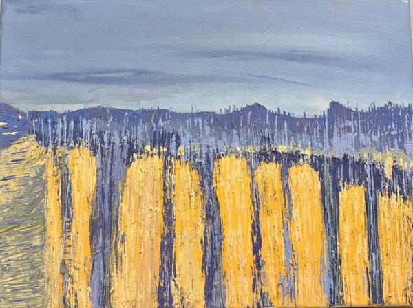 Ronda Gorge, Spain — Acrylic on canvas by Maeve Kneafsey, Dublin