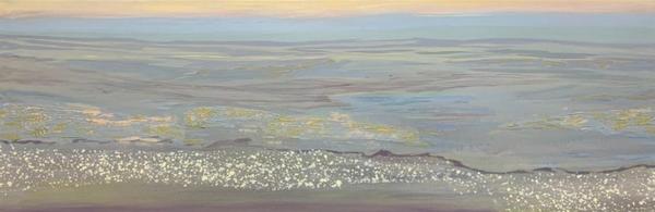 Shifting Sandymount, Dublin — Acrylic on canvas by Maeve Kneafsey, Dublin