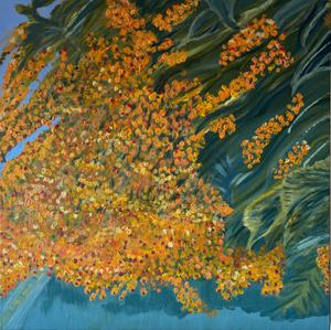 Autumn Newbridge Avenue, Sandymount — Acrylique sur toile