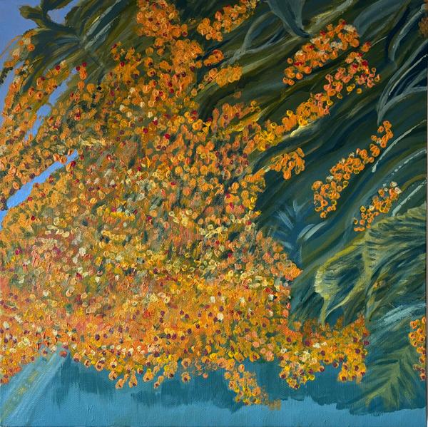 Autumn Newbridge Avenue, Sandymount — Acrylic on canvas by Maeve Kneafsey, Dublin