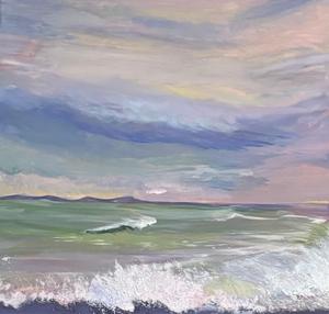 Blackrock from Sandymount — Acrylique sur toile