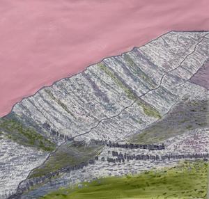 Murroughtuohy, Burren, Co Clare, Ireland — Acrylique sur papier