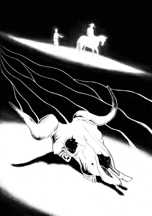 Le passé galopant — Art numérique