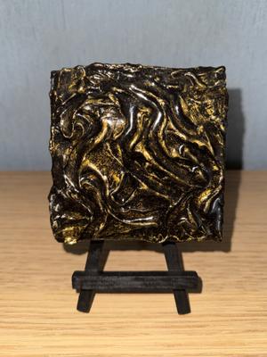 Silence — pate texturée / résine