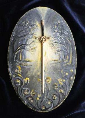 Sword of light — Acrylique sur toile