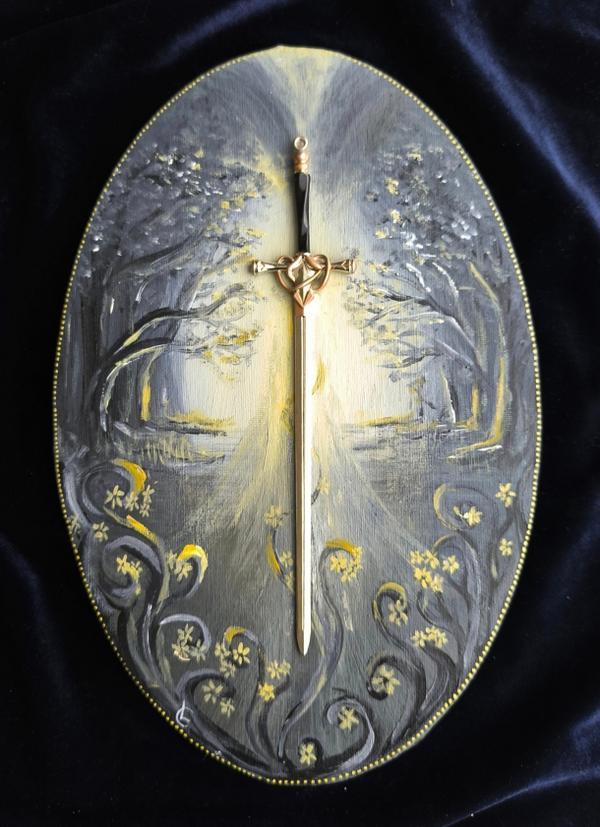 Sword of light — Acrylique sur toile 작가: Mydreamery