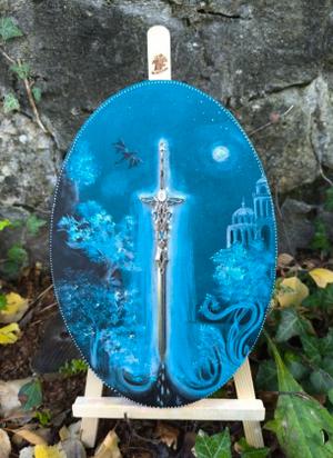 House of dragons — Acrylique sur toile