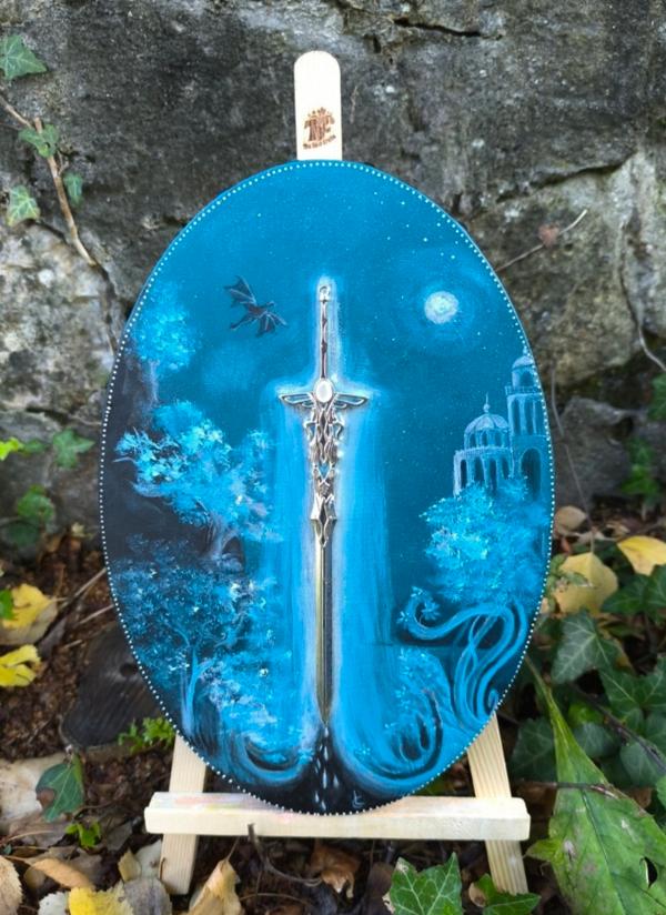 House of dragons — Acrylique sur toile 작가: Mydreamery