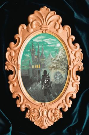 Link — Acrylique sur bois