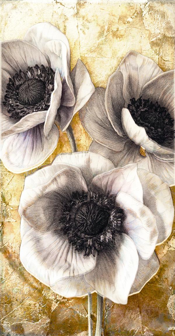 L’Or et le Graphite — Art numérique par antoine marelle, meung sur loire