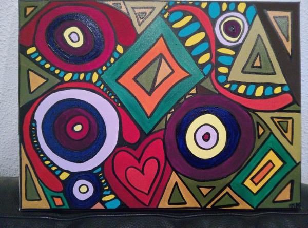 Langues — Acrylic on canvas by CubismishArt, Dieppe