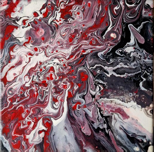 conflits endeuillés — Acrylique sur toile 작가: Louison May, Lille