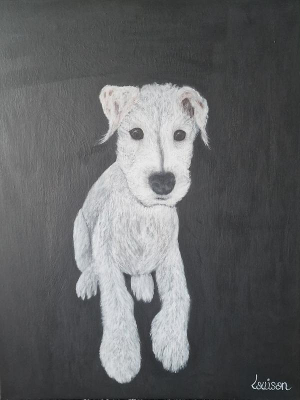 Vittorio — Acrylique sur toile par Louison May, Lille