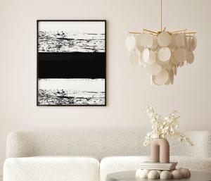 horizon — acrylique & encres- 50x65