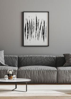 poissons — acrylique  - 50x65