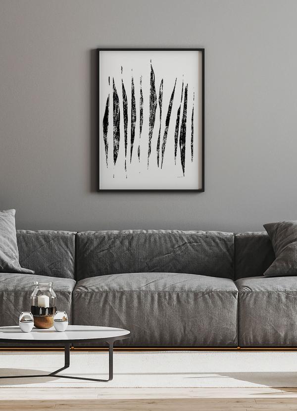 poissons — acrylique  - 50x65 par Eric Lisbonis