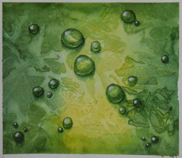 Germination — Aquarelle 작가: David DZAGNIDZE, Mulhouse