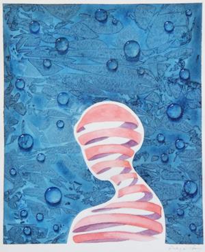 Mouvement intime — Aquarelle