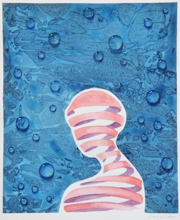 Mouvement intime — Aquarelle 작가: David DZAGNIDZE, Mulhouse