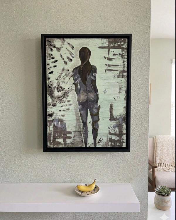 Against The Grain 20 L x 16 W — Plywood par Shayla layla