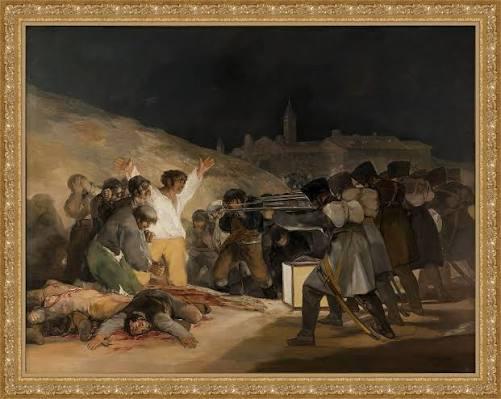 El tres de mayo de 1808 - Francisco De Goya - 1814 — Óleo sobre lienzo par Lucie brdt