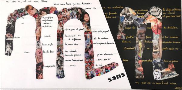 m sans n — Technique mixte 작가: JAZZ, fontainebleau