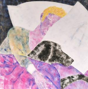 Mon doudou — Acrylique sur toile