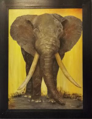 Même pas peur — Huile sur toile