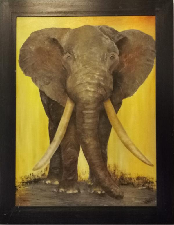 Même pas peur — Huile sur toile 작가: JAZZ, fontainebleau