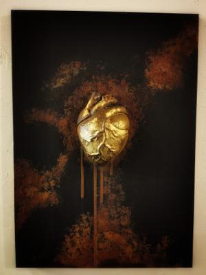 Cœur en or — art