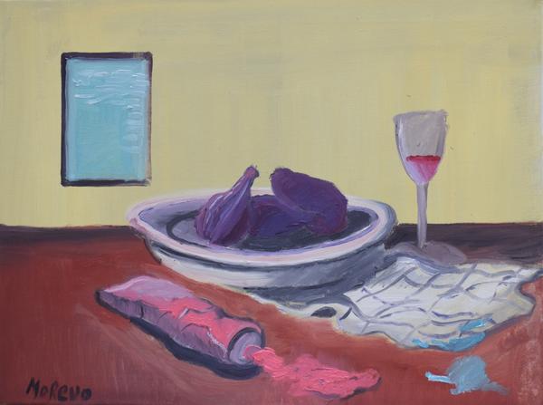 Les figues — Huile sur toile par Jean-Baptiste Moreno, PARIS