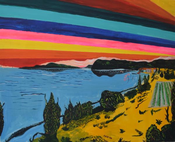 Hippie dream — Acrylique sur toile par Jean-Baptiste Moreno, PARIS