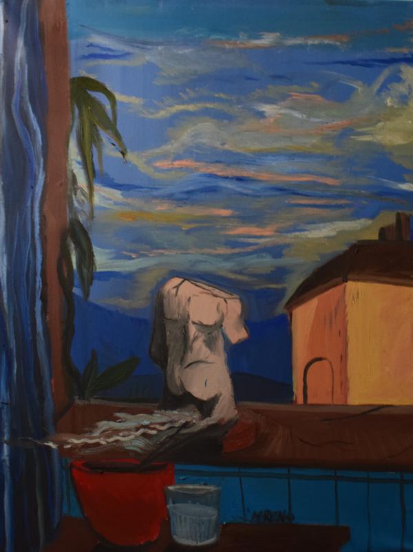 Evasion — Huile sur toile par Jean-Baptiste Moreno, PARIS