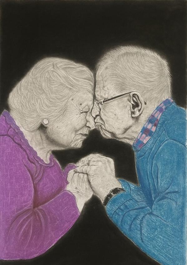 Amour Intemporel par Mary G — 木炭 制作 Mary G, Dubaï